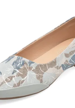 Balerini FLAVIA PASSINI albastri, 52331, din piele intoarsa imagine