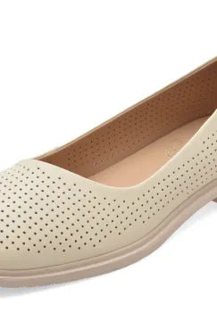 Balerini FLAVIA PASSINI albi, 330, din piele naturala imagine