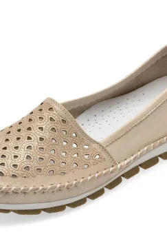 Balerini FLAVIA PASSINI aurii, 128, din piele naturala imagine