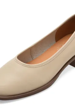 Balerini FLAVIA PASSINI bej, 1275C11, din piele naturala imagine