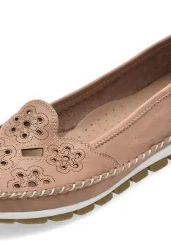 Balerini FLAVIA PASSINI bej, 2336, din piele naturala imagine