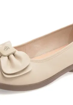 Balerini FLAVIA PASSINI bej, 2601, din piele naturala imagine