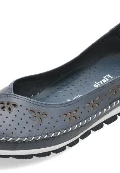 Balerini FLAVIA PASSINI bleumarin, 2666, din piele naturala imagine