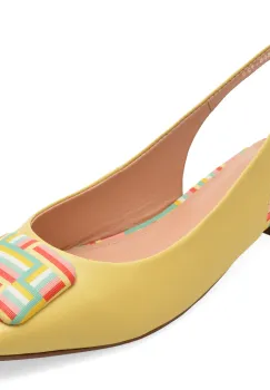 Balerini FLAVIA PASSINI galbeni, 1152720, din piele naturala imagine