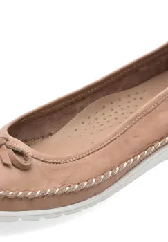 Balerini FLAVIA PASSINI gri, 2565, din piele naturala imagine