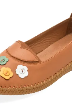 Balerini FLAVIA PASSINI maro, 244410, din piele naturala imagine