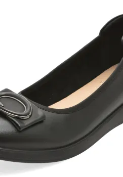 Balerini FLAVIA PASSINI negri, 6521, din piele naturala imagine