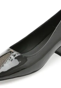 Balerini FLAVIA PASSINI negri, ATH176, din piele naturala lacuita imagine