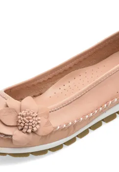 Balerini FLAVIA PASSINI nude, 127, din piele naturala imagine