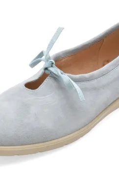 Balerini GRYXX albastri, 9523, din piele intoarsa imagine