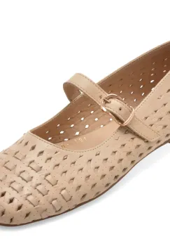 Balerini GRYXX bej, 5371811, din piele naturala imagine