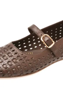 Balerini GRYXX maro, 5371811, din piele naturala imagine