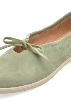 Balerini GRYXX verzi, 9523, din piele intoarsa imagine