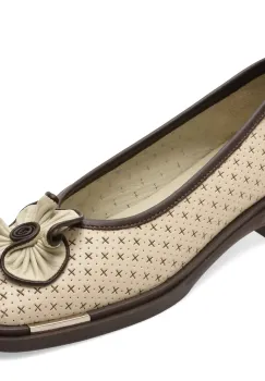 Balerini IMAGE bej, 3941366, din piele naturala imagine