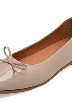 Balerini IMAGE gri, 261004, din piele naturala lacuita imagine