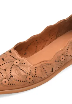 Balerini IMAGE maro, 261819, din piele naturala imagine