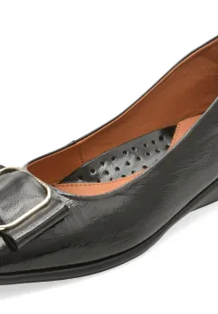 Balerini IMAGE negri, 251221, din piele naturala lacuita imagine