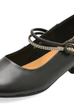 Balerini IMAGE negri, 6120, din piele naturala imagine