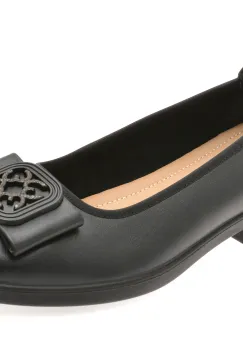 Balerini IMAGE negri, 7808, din piele naturala imagine