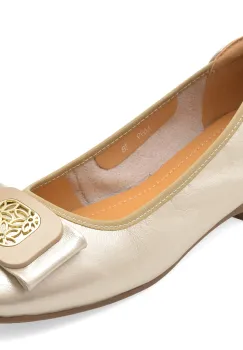 Balerini IMAGE nude, A699, din piele naturala imagine