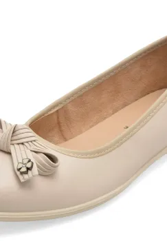 Balerini KARISMA bej, WB60003, din piele naturala imagine