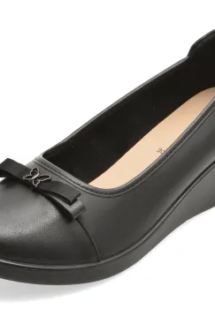 Balerini KARISMA negri, WB60018, din piele naturala imagine