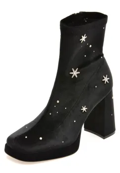 Botine ALDO negre, 14151917, din material textil imagine