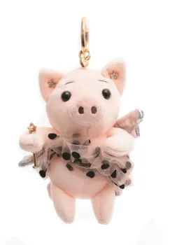 Breloc ALDO roz, TWINKLETOES 680, din material textil imagine