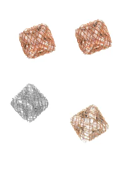 Cercei ALDO argintii, DOLONNA 962, din metal imagine