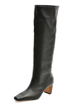 Cizme elegante ALDO negre, 14115038, din piele naturala imagine