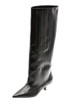 Cizme elegante ALDO negre, 14166963, din piele naturala lacuita imagine