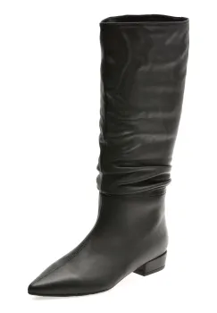 Cizme EPICA negre, H3128, din piele naturala imagine