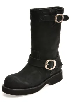 Cizme GRYXX gri, 248098, din piele intoarsa imagine