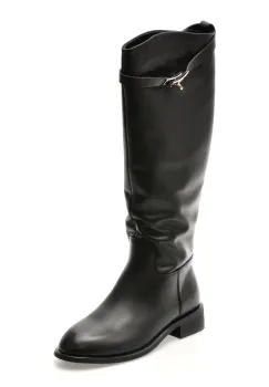 Cizme IMAGE negre, 567, din piele naturala imagine