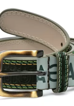 Curea LA GALERE kaki, 43716/40, din piele intoarsa imagine