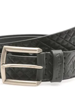 Curea La Galere neagra, 4716, din piele naturala imagine