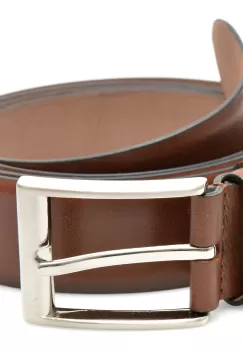 Curea LE COLONEL maro, 1500, din piele naturala imagine