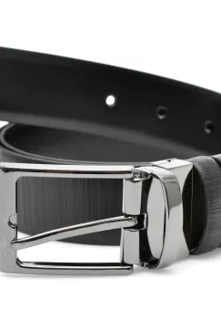 Curea LE COLONEL neagra, 1002, din piele naturala imagine