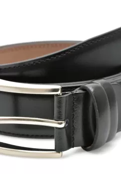 Curea LE COLONEL neagra, 16202, din piele naturala imagine