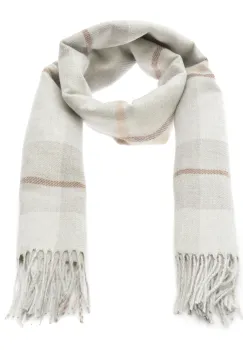 Esarfa KLOP gri, BC04, din material textil imagine