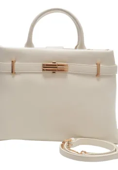 Geanta ALDO alba, 14217074, din piele ecologica imagine