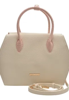 Geanta EPICA alba, 6A35, din piele ecologica imagine