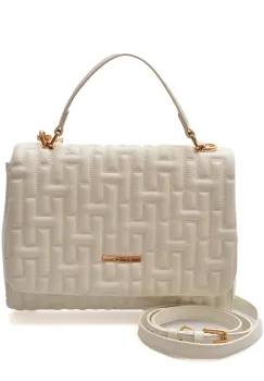 Geanta EPICA alba, 8768, din piele ecologica imagine