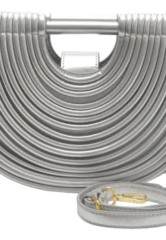 Geanta EPICA argintie, NF011, din piele ecologica imagine