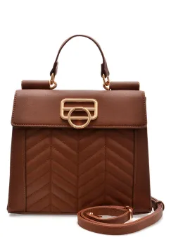 Geanta EPICA maro, 23616, din piele ecologica imagine