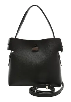 Geanta EPICA neagra, JA005, din piele ecologica imagine