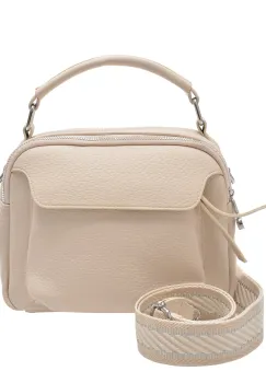 Geanta FLAVIA PASSINI alba, 1418, din piele ecologica imagine