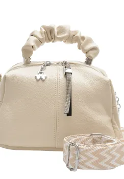 Geanta FLAVIA PASSINI alba, 6625, din piele ecologica imagine