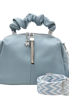 Geanta FLAVIA PASSINI albastra, 6625, din piele ecologica imagine