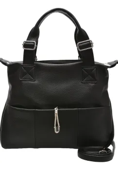 Geanta FLAVIA PASSINI neagra, 426, din piele ecologica imagine